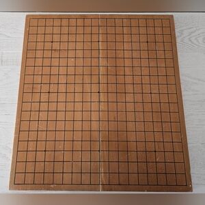 Vintage Japanese Go-Board Only Game Table Folding Wood Size: 16.25" X 17.75"